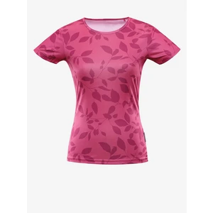 Women's T-shirt ALPINE PRO QUATRA fuchsia red variant pb