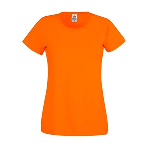 Orange Women's T-shirt Lady fit Original Fruit of the Loom