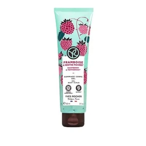 Yves Rocher Bain de Nature gélový peeling Raspberry & Peppermint 150 ml