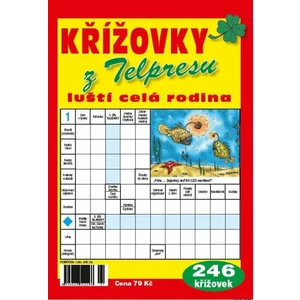 Křížovky z Telpresu luští celá rodina - 246 křížovek 1/2021