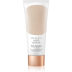 Sensai Silky Bronze opaľovací krém proti starnutiu pokožky SPF 30 150 ml