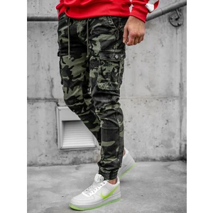 Pantaloni joggers cargo verzi Bolf CT6019