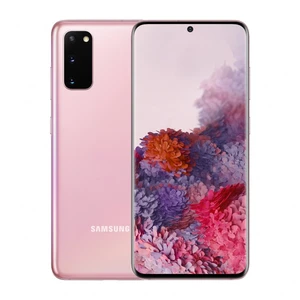 Samsung Galaxy S20 - G980F, Dual SIM, 8/128GB, Cloud Pink - EU disztribúció