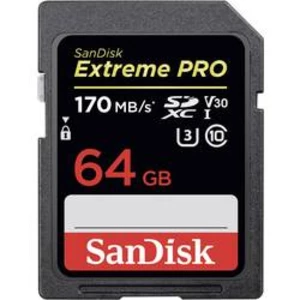 SanDisk Extreme Pro SDXC 64GB 170MB/s V30 UHS-I