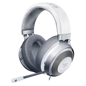 Gamer fejhallgató Razer Kraken, white (2019 Mercury Edition)