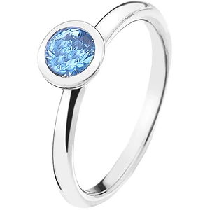 Hot Diamonds Strieborný prsteň Emozioni scintilla Blue Peace ER022 54 mm