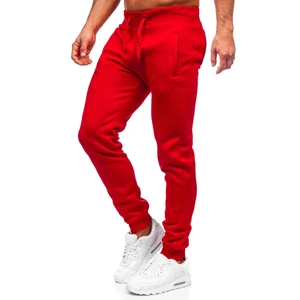 Pantaloni de trening bărbați roșii Bolf XW01-A