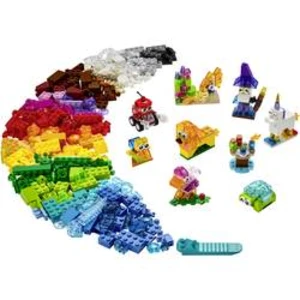 LEGO CLASSIC Průhledné kreativní kostky 11013 STAVEBNICE