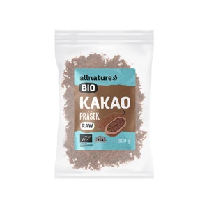 Allnature RAW BIO Kakaový prášek 200 g