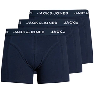 Jack&Jones 3 PACK - pánske boxerky JACANTHONY 12171946 Blue Night s L