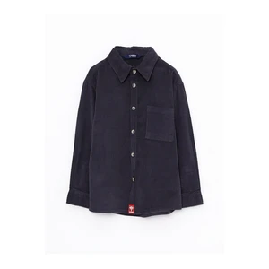 LC Waikiki Comfort Fit Velvet Boys' Shirt