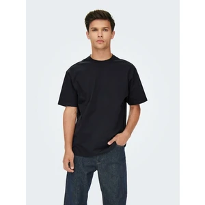 Dark blue men's T-shirt ONLY & SONS Fred - Men