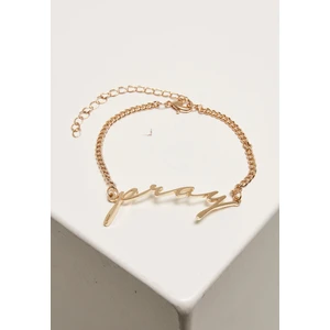 Pray bracelet - gold colors