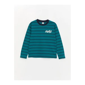 LC Waikiki Crew Neck Striped Long Sleeve Boys' T-Shirt