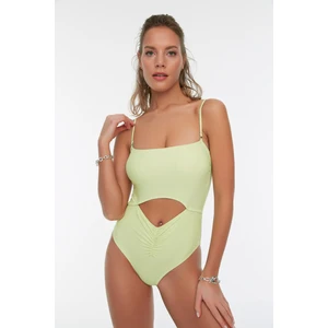 Trendyol Mint Cut-Out Detailed Swimsuit