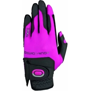 Zoom Gloves Aqua Control Womens Golf Gloves Charcoal/Fuchsia