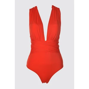 Costumi da bagno da donna Trendyol Deep V-Neck