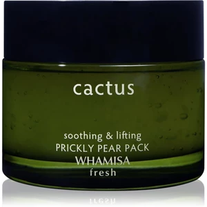 WHAMISA Cactus Prickly Pear Pack hydratační gelová maska pro intenzivní obnovení a vypnutí pleti 100 g