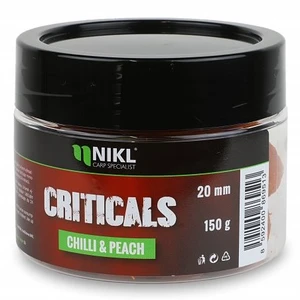 Nikl criticals boilie chilli & peach 150 g - 18 mm