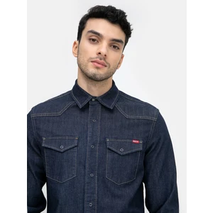 Big Star Man's Shirt Shirt 141808  Denim-760