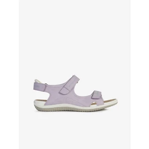 Light Purple Women's Sandals Geox Vega - Women