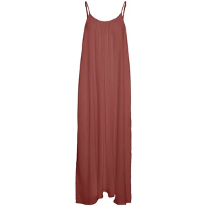 Vero Moda Dámske šaty VMNATALI Regular Fit 10263274 Marsala M