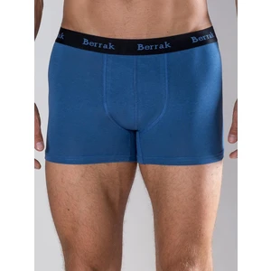 Blue men's boxer shorts