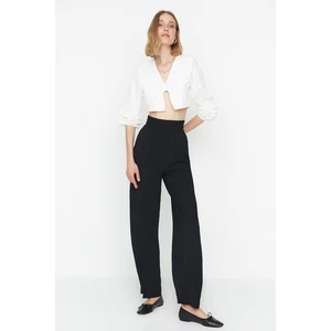 Trendyol Black Wide Leg Trousers