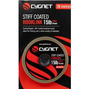 Cygnet návazcová šňůra stiff coated hooklink 20 m - 20 lb 9,8 kg