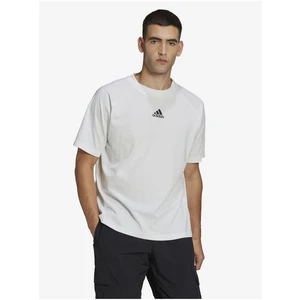 Adidas Performance White Men's T-Shirt - Men's