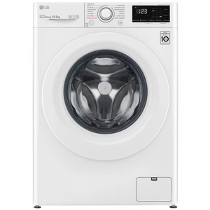 Práčka LG FA104V3RW3 biela spredu plnená práčka • kapacita 10,5 kg • energetická trieda A • 1 360 ot/min • 10 rokov záruka na motor • český panel • pa