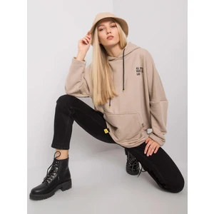 Beige kangaroo hoodie