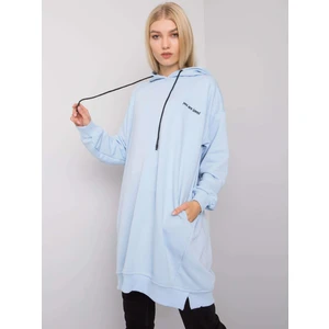 Light blue women's hoodie