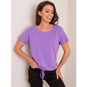 Women´s cotton t-shirt, light purple