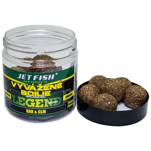 Jet fish vyvážené boilie legend range rak glm 250 ml - 20 mm