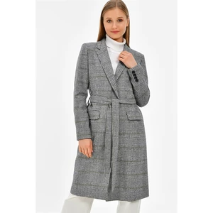 Z6629 DEWBERRY WOMEN's COAT-RIGHT-BLACK