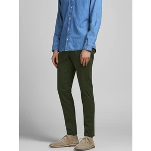 Dark Green Chino Pants Jack & Jones Marco - Men