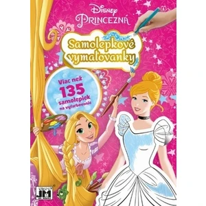 Samolepkové vymaľovanky Disney Princezná