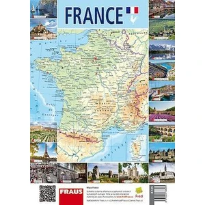 France Mapa [Mapa skládaná]