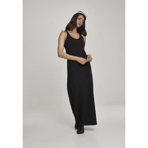 Ladies Long Racer Back Dress black