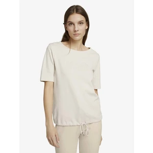 Cream Women's T-Shirt Tom Tailor Denim - Women