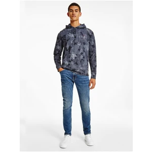 Dark Grey Men's Patterned Hoodie Tommy Hilfiger - Men