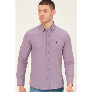 G776 DEWBERRY MEN'S SHIRT-PURPLE