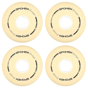 Spokey PU 80 mm Replacement colieska ku korčuliam FREESPO WHITE SET, 4 pcs