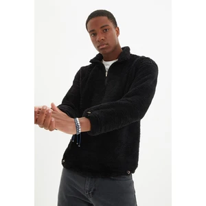 Trendyol Black Men's Regular Fit Sweatshirt