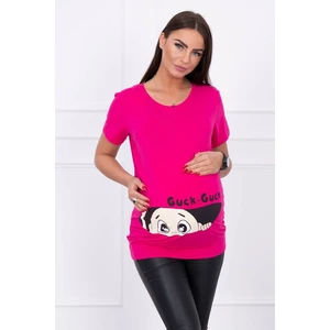 Maternity blouse Guck fuchsia