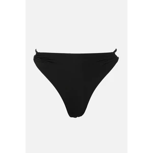 Trendyol Black Cut Out Detailed Bikini Bottom