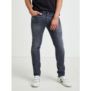 Šedé pánské skinny fit džíny Diesel Thommer - Pánské