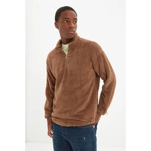 Trendyol Brown Men's Regular Fit Sweatshirt