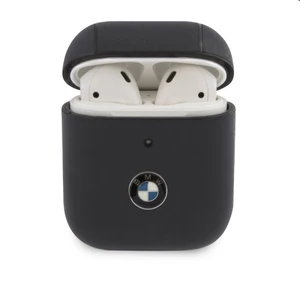 BMW Signature Bőrtok  AirPods 1/2, Navy